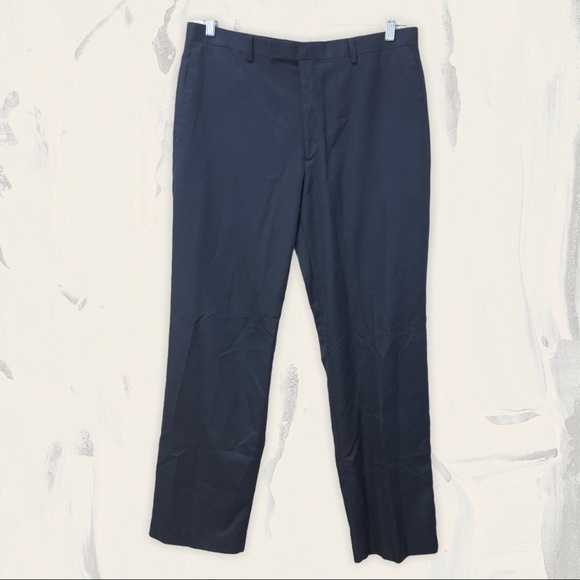CLAIBORNE men's‎ navy blue dress suit pant - Picture 1 of 5